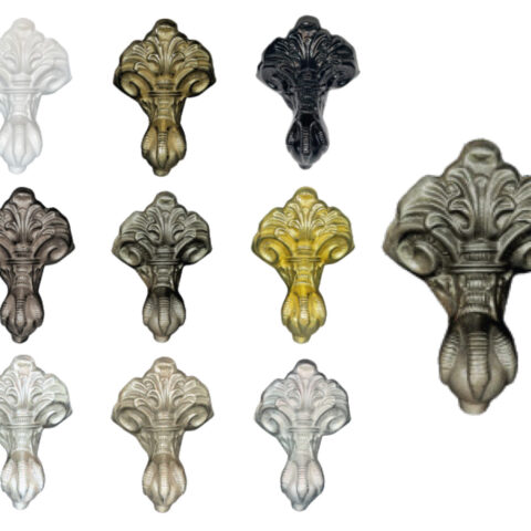 Set of Four Cast Iron Bath Feet