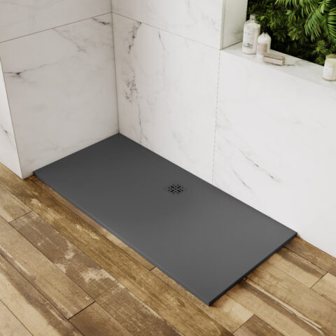 Large Grey Stone Shower Tray