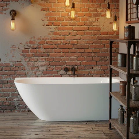 Eros Right Handed Corner Bath